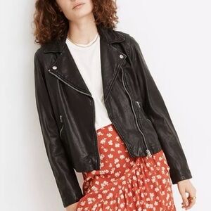 Madewell Black Leather Jacket